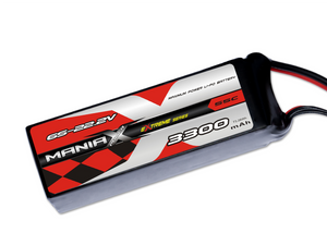 ManiaX 6S-22.2V 3300mAH 55C lipo battery