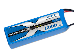 ManiaX 6S-22.2V 5000mAH 45C lipo battery