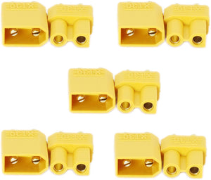 XT30 Connector Female/Male for RC Lipo Battery (5 Pairs)