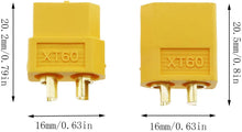 Load image into Gallery viewer, XT60 Gold plug Female/Male for RC Lipo Battery (5 Pairs)