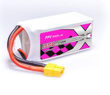Load image into Gallery viewer, ManiaX 6S-22.2V 1550mAH 100C FPV lipo battery