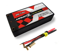 Load image into Gallery viewer, ManiaX HV 2S-7.6V 5600mAh 100C Shorty Hardcase Lipo Battery For RC Cars