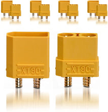 Load image into Gallery viewer, XT 90 Gold plug Male/Female for RC Lipo Battery (5 Pairs)