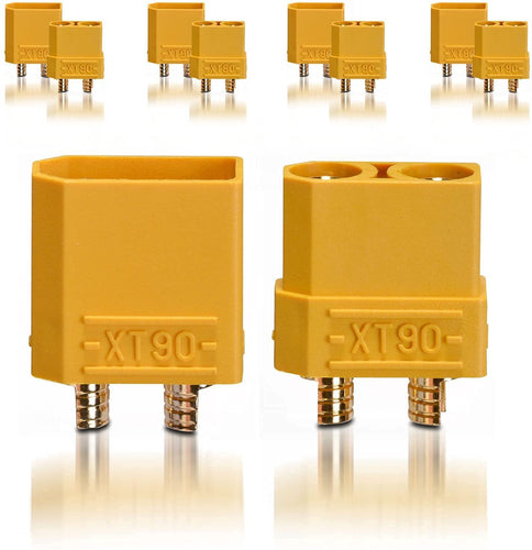 XT 90 Gold plug Male/Female for RC Lipo Battery (5 Pairs)